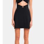NWT OW Collection CHIARA Mini Cut Out Dress in Black Sz XL $130 Photo 7
