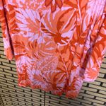 Soft Surroundings  Pink And Orange Floral Tunic Top Size 2X Photo 5