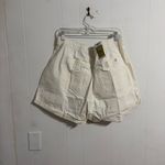 Levi's Signature by Levi Strauss Women's Cream Cargo Shorts Photo 1