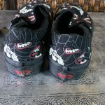 Vans NWT  Black and Red Glow in the Dark Shoes Size 6.5 Women’s Photo 3