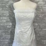 Sonia Cholette Elegant White Strapless Wedding Dress Size 10 Photo 6