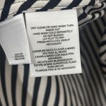 Anne Klein NWT Women's Black Striped Collared Button-Up Top Size L Business Photo 6