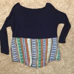 Daytrip  Aztec 3/4 Sleeve Top - S Photo 1