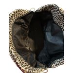 Guess  Animal Print Bowler Bag Satchel Black White Purse‎ Handbag G Logo Photo 5