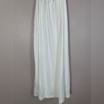 Mango MNG White Cotton Frill Ruffle Flare Design Midi Dress XS NEW $89 Photo 5