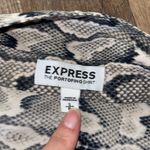 EXPRESS  Snakeskin Button Up Shirt Photo 2
