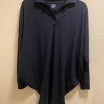 Planet By Lauren G Navy Blue Polo Shirt Knit Dress One Size Fits Most Photo 1