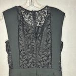 Double Zero  Lace Back Romper Black 2.5" Inseam Lined Size L Photo 4