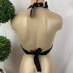 La Blanca  Black & White Polka Dot Print Bikini Swim Bathing Suit Top 8 Photo 2