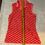 Nike  Precision Print Sleeveless Golf Polo Shirt Lava Glow/Max Orange M Dopamine Photo 6