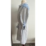 Skies Are Blue  Women’s Plaid 3/4 Sleeve Shirt Dress Medium Photo 1