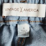 Vintage America Acid Wash High Waist Peaperbag Jeans Size 6 Photo 8