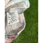 Apeach Tropical Peasant Puff Sleeve Stretchy Crop Top Summer Boho Medium Pink Photo 2