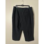 Liz Claiborne Lizgolf Kylie Black Capri Pants Size 18W Coolmax UV Protection Photo 2