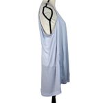 Free People  Beach Small Mini Dress V-Neck Stretch Pockets Oversized Ribbed Lilac Photo 3