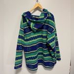 Vintage NY 10018 Fleece Sweatshirt Size Large Green Photo 1