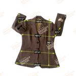 Raphaelo Vintage Wool Jacket/Blazer S11 Berry/Tan. Photo 8