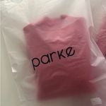 Parke Valentine’s Day Red Embossed Mockneck Sweatshirt NWT Size undefined Photo 8