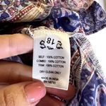 Sea New York Bianca Pintucked top violet Blouse Size 4 100% cotton Purple Photo 4