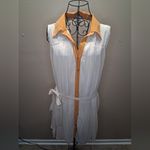 Love 21  CREME  and Tan Sleeveless Dress Photo 6