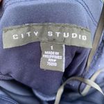 City Studio Navy Tulle Mini Party Dress | 1 Blue Size undefined Photo 3