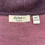 Dylan  by True Grit Purple and Pink Tie V-Neck Long Sleeve Top Size Medium Photo 5