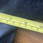 Eileen Fisher Felted Merino Doubleknit Leather Trim Coat Small Black Gray NEW Photo 10