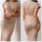 Baltic Born  Vienna Sequin Maxi Dress in Champagne Photo 1