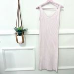 Reformation Heron Tank Cotton Sweater Dress Foxglove Pink Size M Photo 5