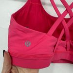 Lululemon Women’s Pink Energy Bra Medium Support, Size 10, Like New Photo 5