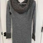 Only Sky Y2K 2000s Grey Wide Cowl Neck Tunic Sweater Dress Women’s Size L Size L Photo 0