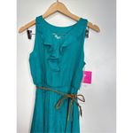 I.N. San Francisco  Dress Junior Size 16 Green High Low Sleeveless NWT Photo 2