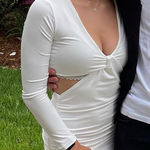 SheIn White Long Sleeve Dress Photo 0