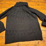 Maurice's Black Sparkle Turtleneck Sweater Women's Size Medium Photo 0