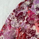 Elementz  Woman Sheer‎ Burnout Floral Lace Button Front Collared Shirt 3X Photo 3