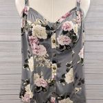 Torrid Cami Top Gray Floral Fit & Flare-1X Photo 0