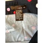 Christmas Reindeer Polka Dot Maxi Skirt Sequin Trim Size 12 Black Photo 3