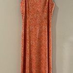 Free People  Lorelai Midi Dress L NWT Daisy Print Tie Back Heavy Knit Sleeveless Photo 4