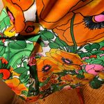 VTG Tanner of North Carolina Sleeveless Floral Dress SZ 8 Retro Resortwear Boho Orange Photo 8