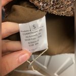 NWT Sadey With Love Italian Brown Sequin Mini Dress Size Small Photo 2