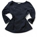 MKM Designs Vintage Black Rhinestone Embellished Top Photo 1