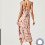 midi floral sun dress with slit Multi Photo 8