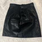 Black Leather Skirt Photo 1