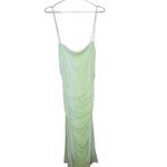 SIGNIFICANT OTHER Mirage Green Blue Form Fitting Mesh Verona Dress Size US 12 Photo 4