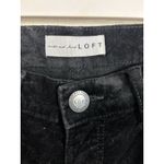 Loft Black Velvet Skinny Pants Size 25 0 Whimsigoth Dark Romance Fairy Grunge Photo 2