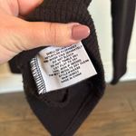 Walter Baker  Hudson long sleeve Ribbed Knit Sweater Top in Black Size Large Photo 4