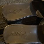 Gucci Rubber Logo Sandal Slipper size 38 Photo 2