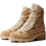 Calvin Klein Womens Alaina Hiking Boot Light Natural Sz 5 Photo 0