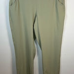 Eddie Bauer Escapelite Slim Ankle Pants Green Lightweight Pockets Women's Medium Photo 0