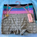 Juicy Couture NWT  Women’s Shorts Set - Gray, Black, Purple, Blue, Green 5 Pack Photo 4